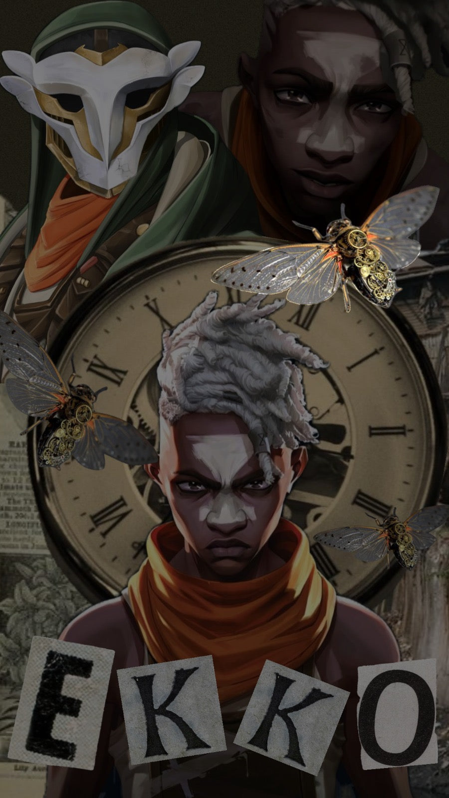 Ekko from Arcane 24X30 poster