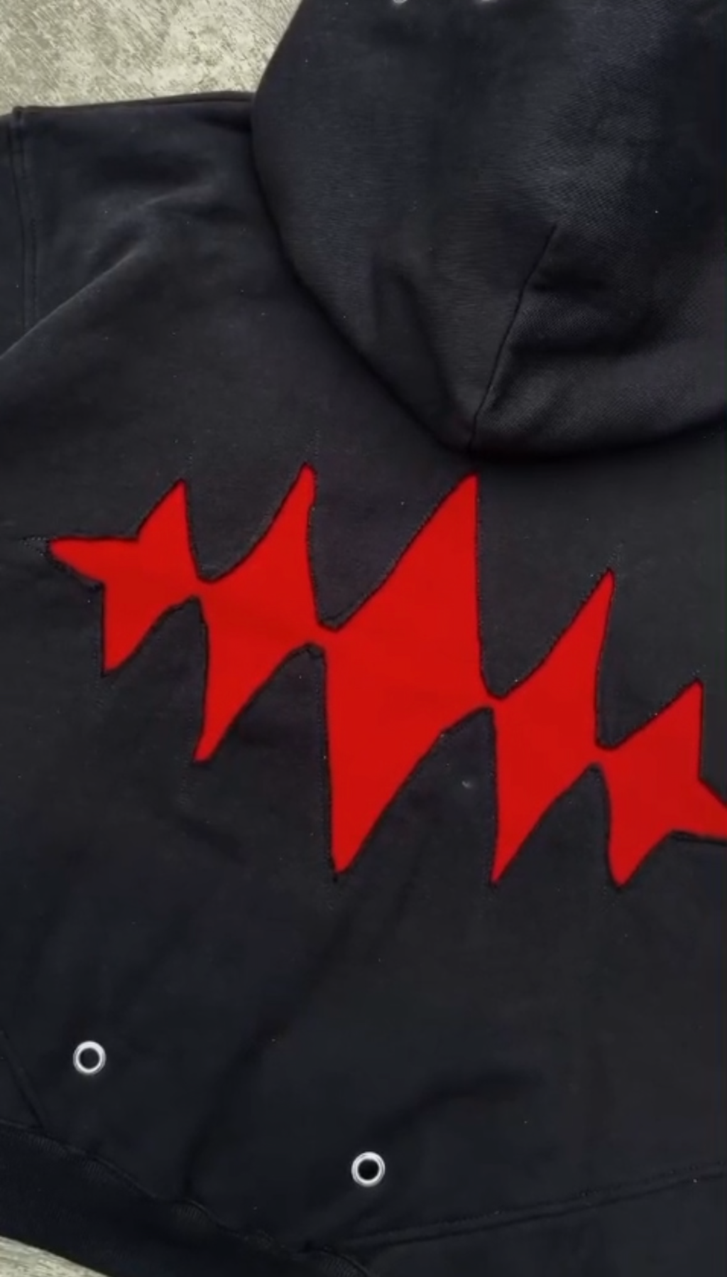Black Clover Asta Premium Embroidered Hoodie
