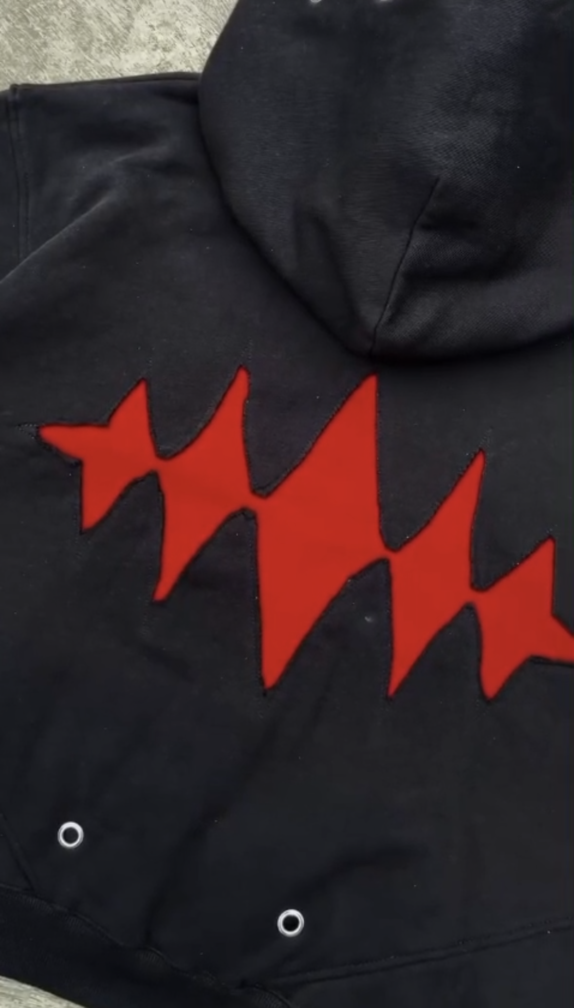 Black Clover Asta Premium Embroidered Hoodie
