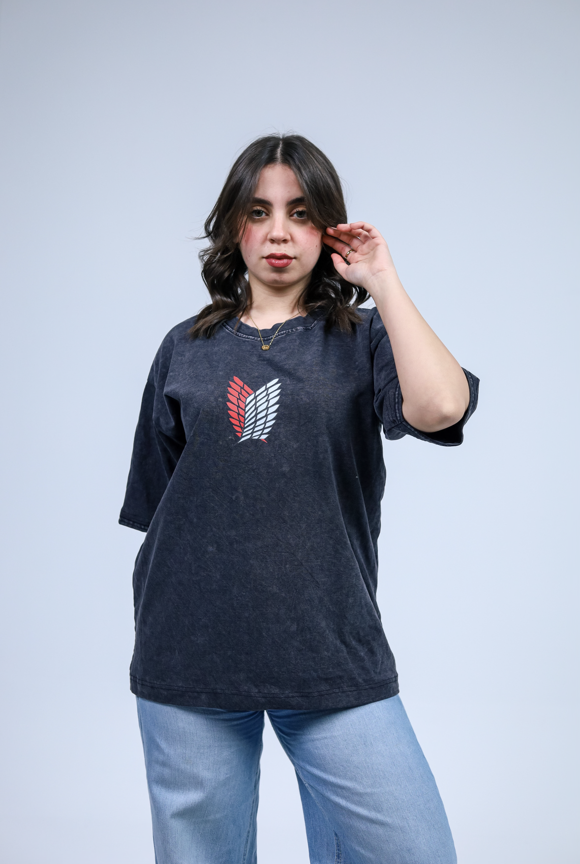 Attack On Titan Vintage Acid Washed Premium Tee