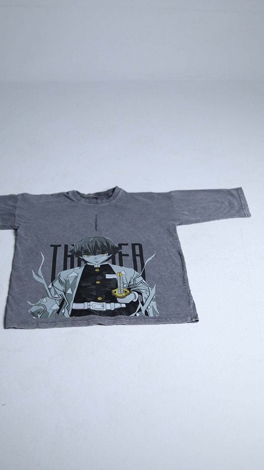 Zenitsu Premium Acid Washed Oversized Tee