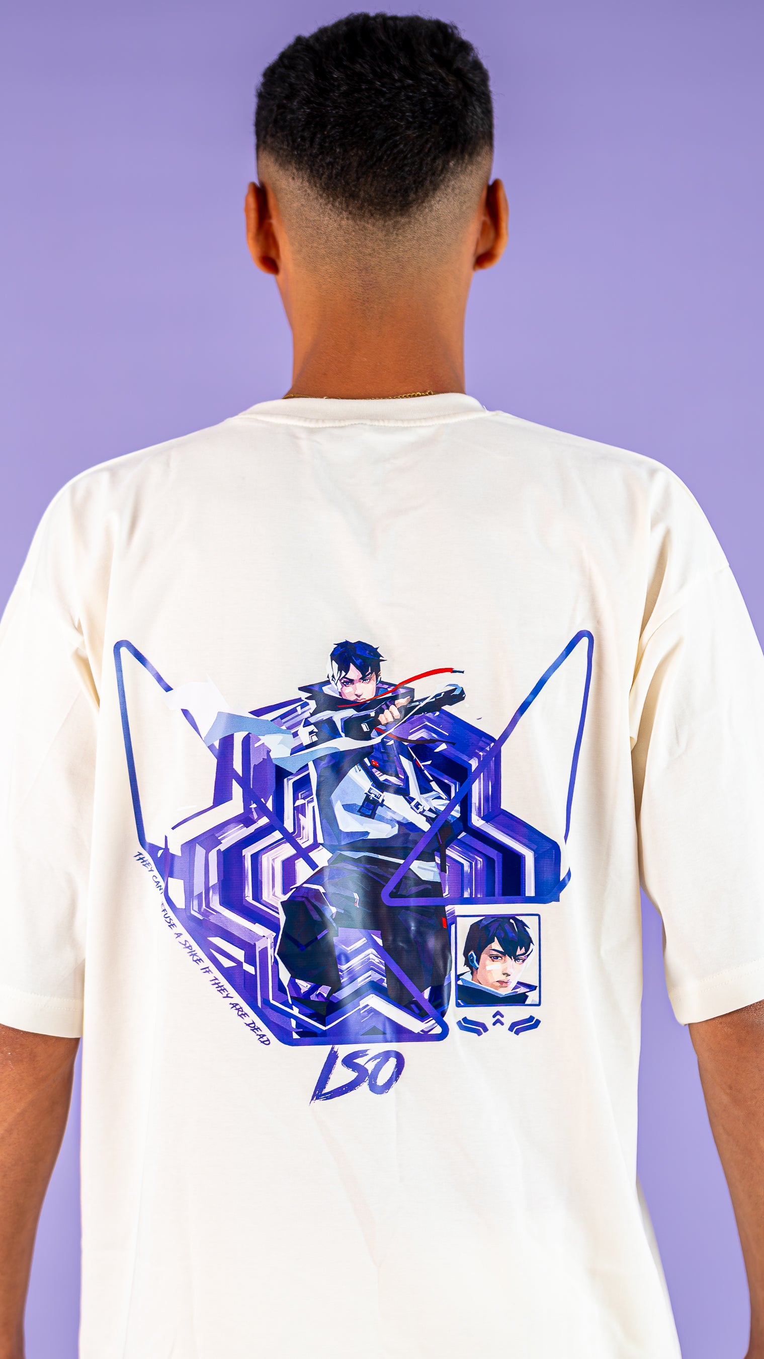 Iso Valorant agent oversized tee