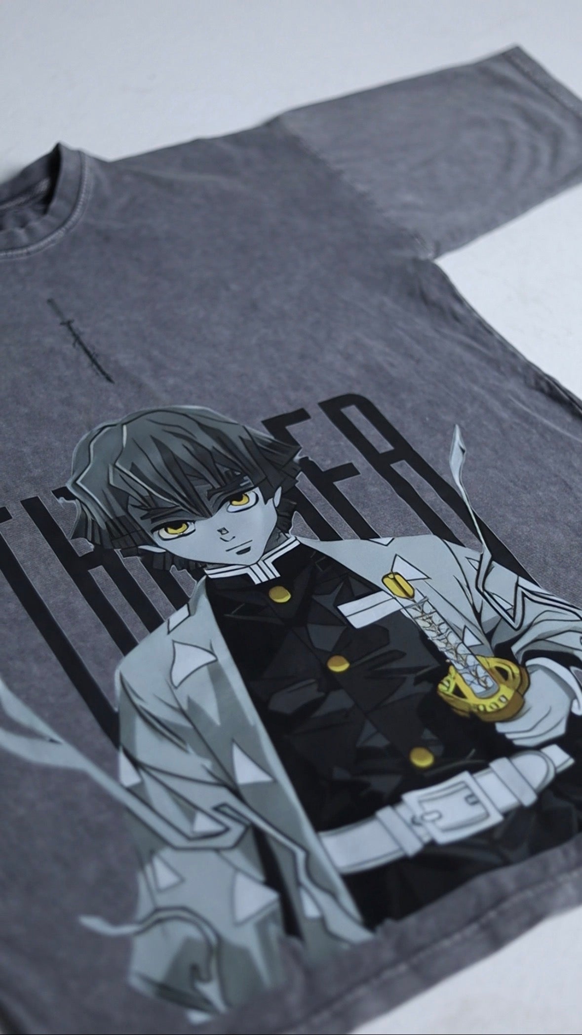 Zenitsu Premium Acid Washed Oversized Tee