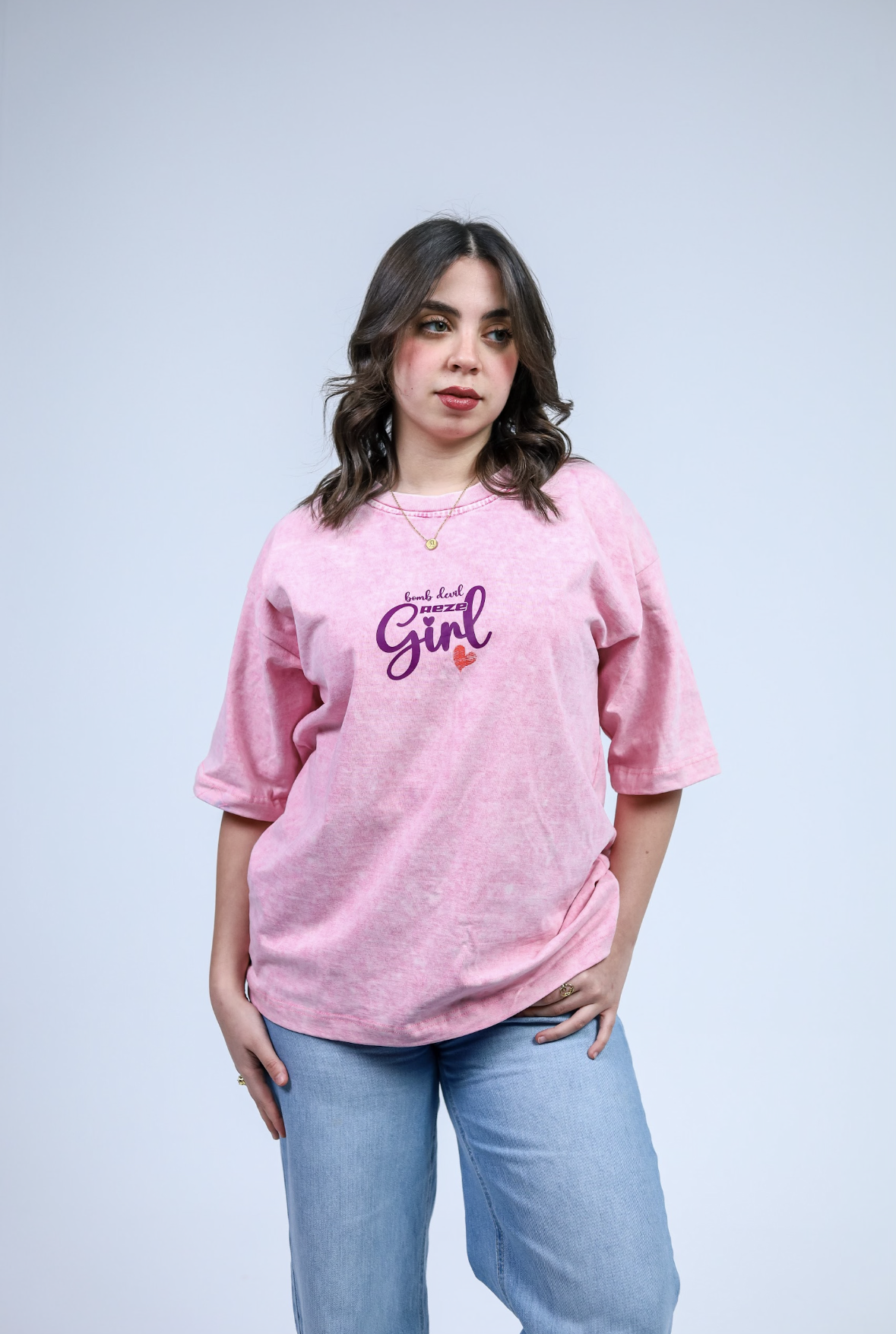 Reze Premium Acid Washed Oversized Tee