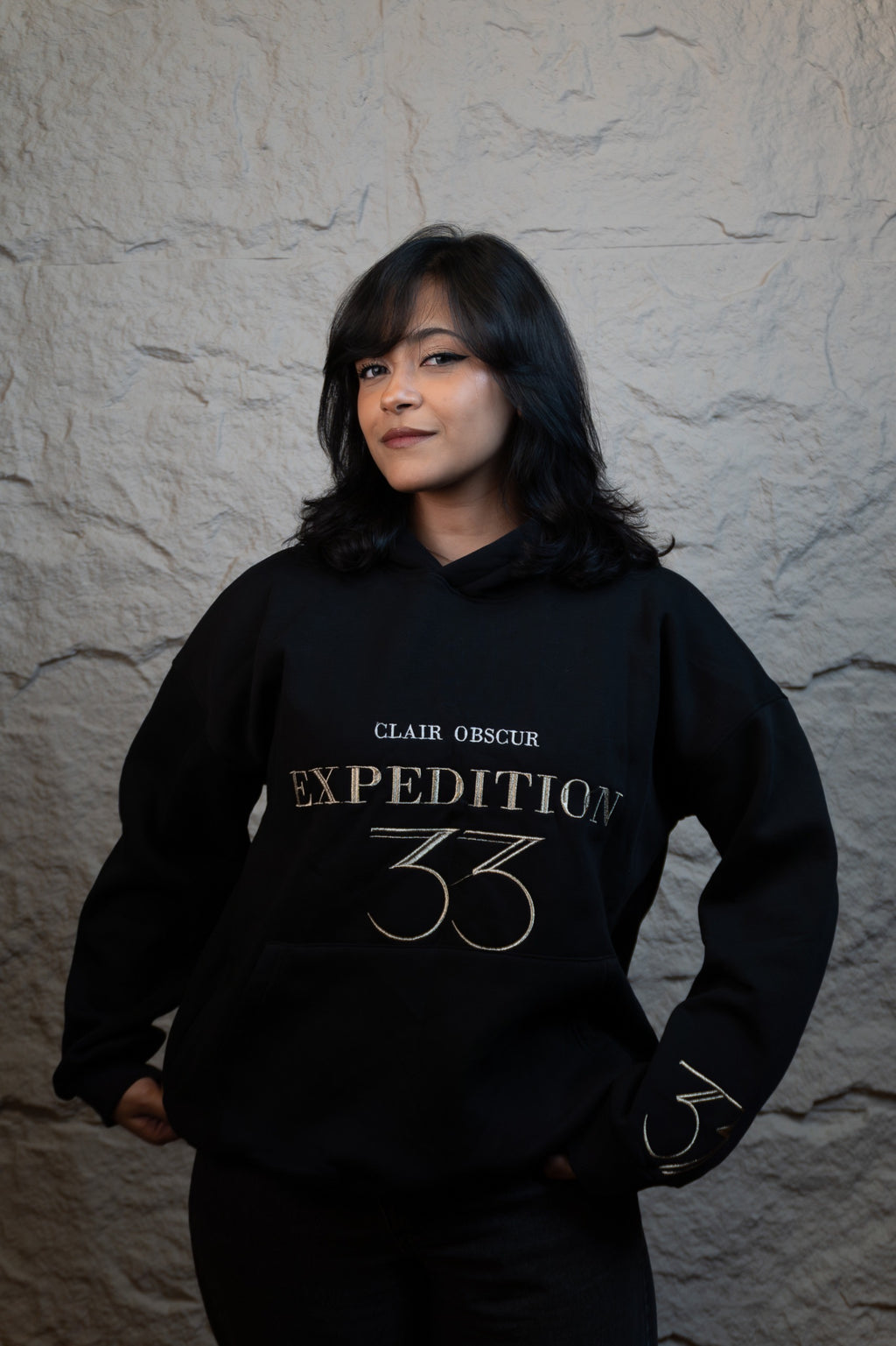 Clair Obsocure Expedition embroidered Hoodie
