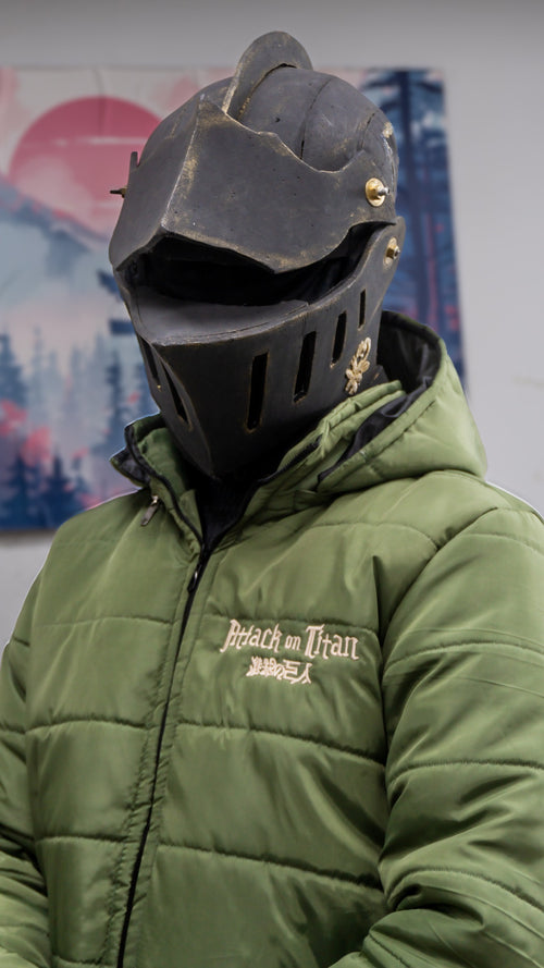 Attack on titan puffer Embroidered Jacket