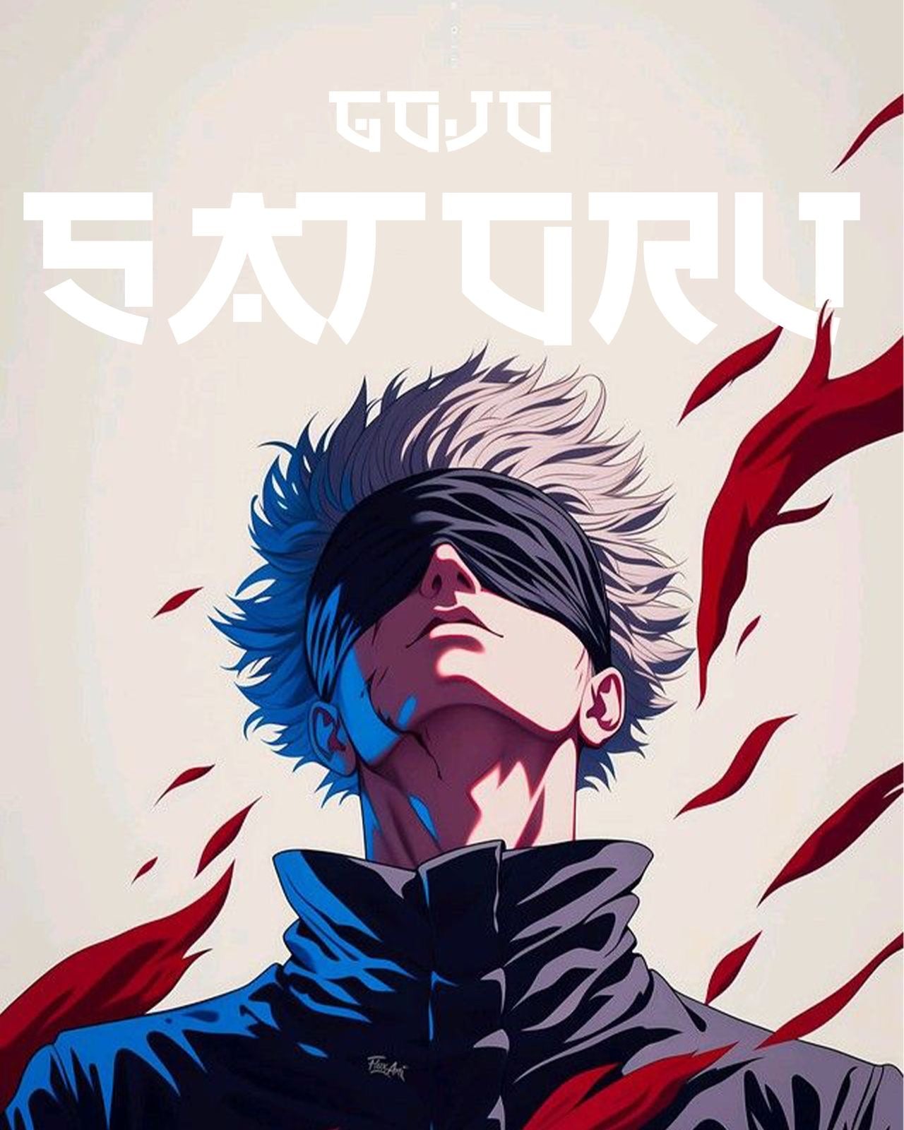 Saturo Gojo Jujutsu Kaisen 48X32 poster