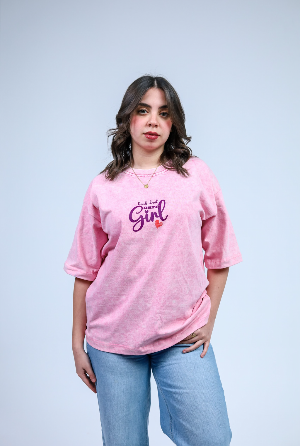 Reze Premium Acid Washed Oversized Tee