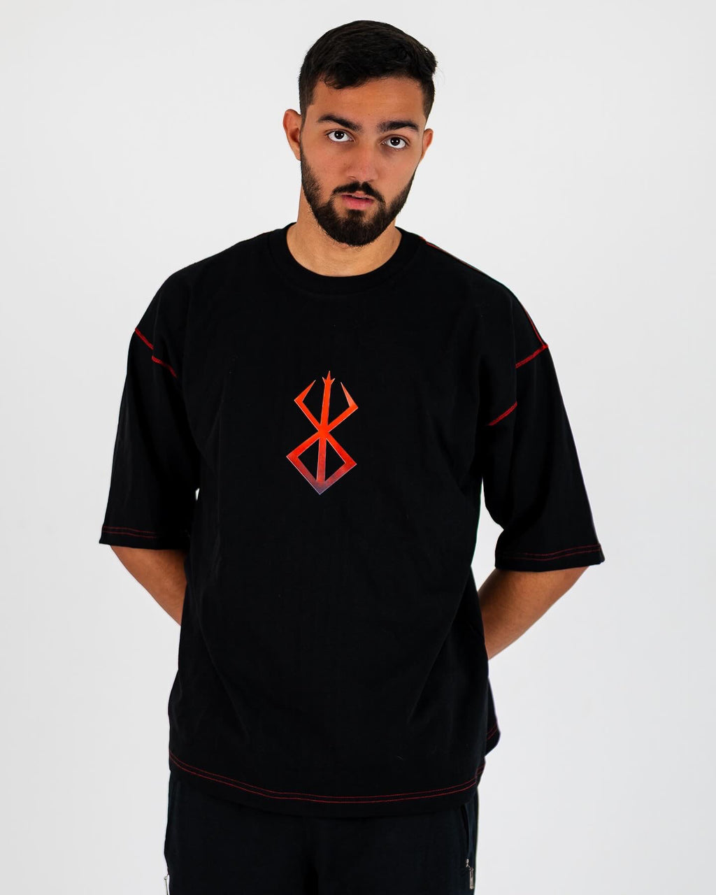 Berserk Cursed Skull Knight oversized tee