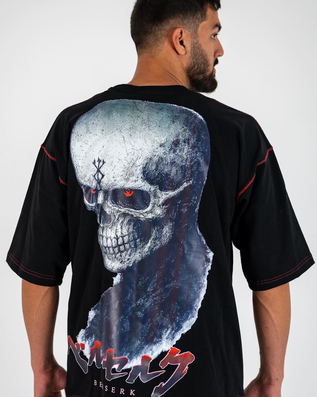 Berserk Cursed Skull Knight oversized tee