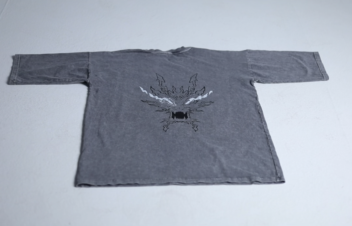 Zenitsu Premium Acid Washed Oversized Tee