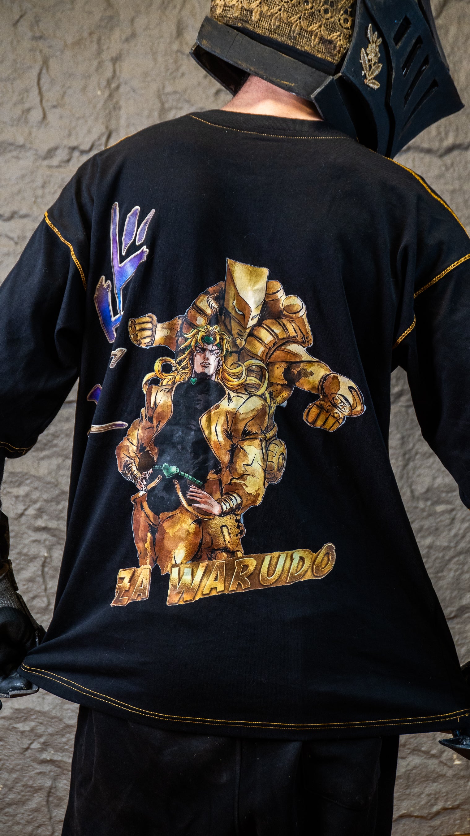 Dio “Za Warudo” oversized Premium Stitched Tee