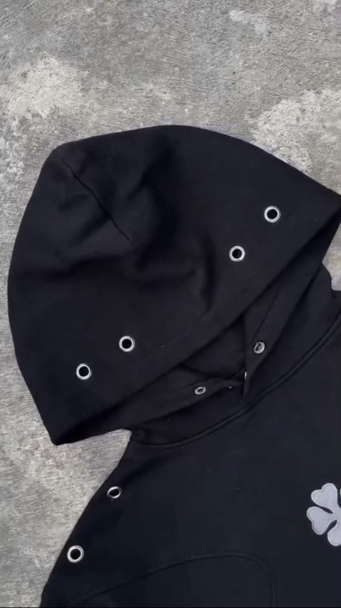 Black Clover Asta Premium Embroidered Hoodie