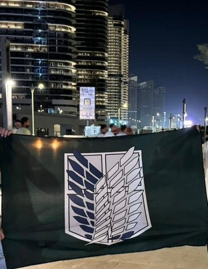 Attack on titan survey corps flag