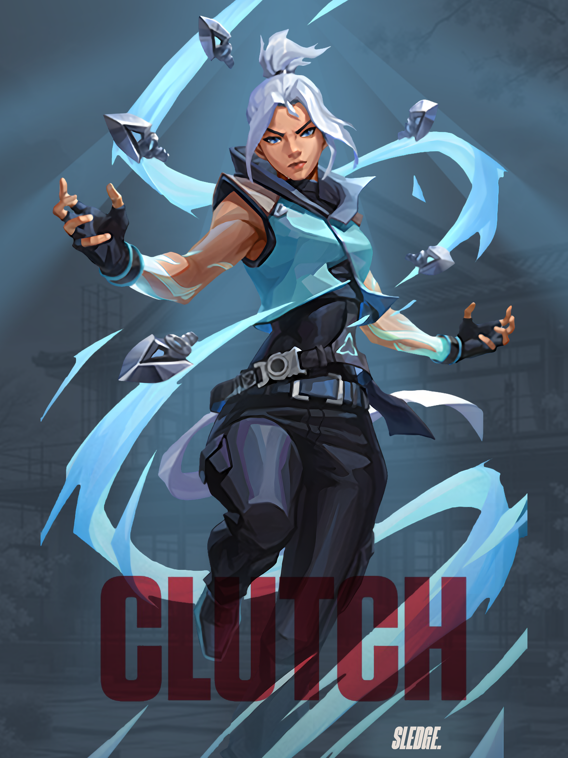 Jett Valorant Agent Clutch poster