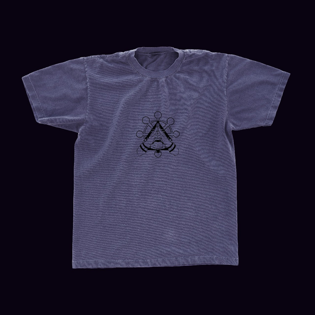 Sukuna Blue Acid washed oversized Tee