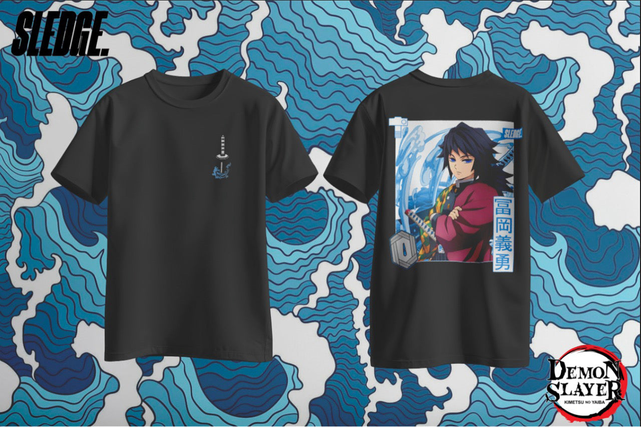 Giyu Tomioka Water Hashira from Demon slayer tee
