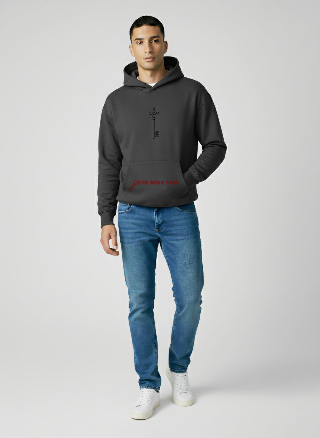 Eren Yeager Key to freedom Oversized Hoodie