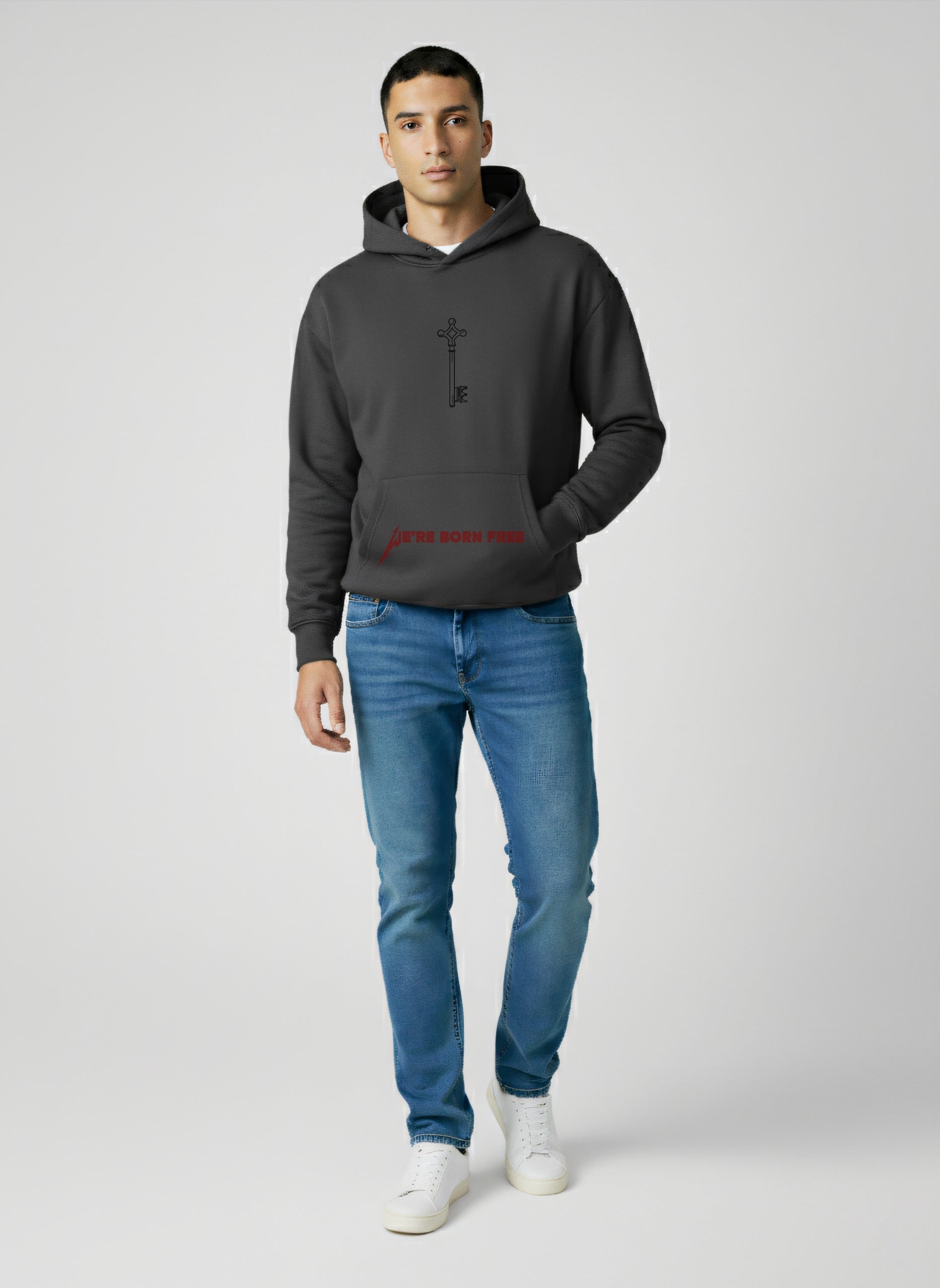 Eren Yeager Key to freedom Oversized Hoodie