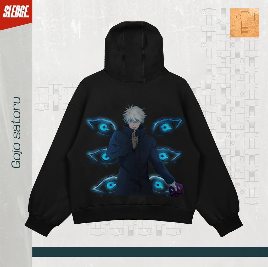 Saturo Gojo Six Eyes Hoodie