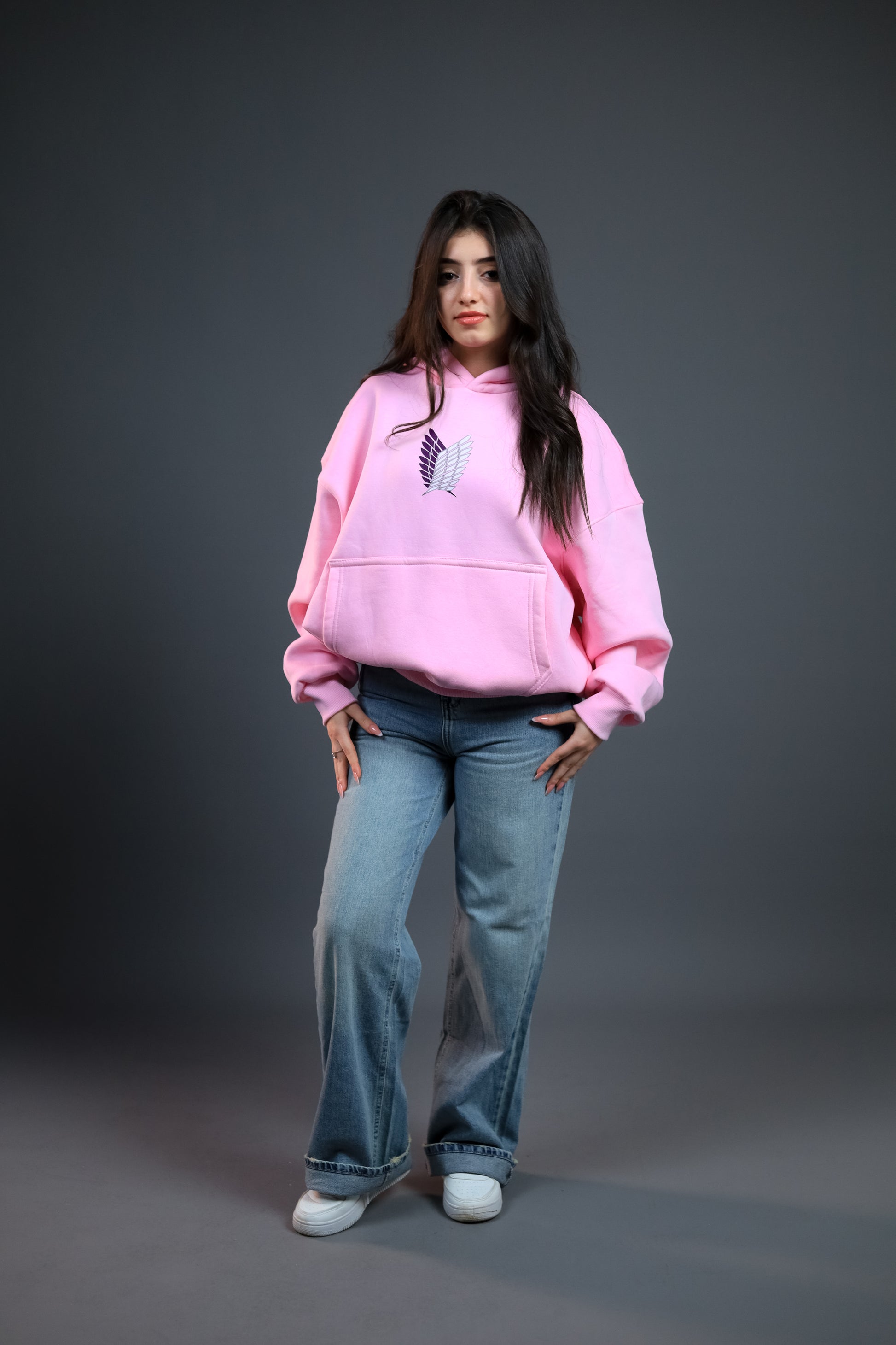 Mikasa Ackerman Boxy-Fit hoodie